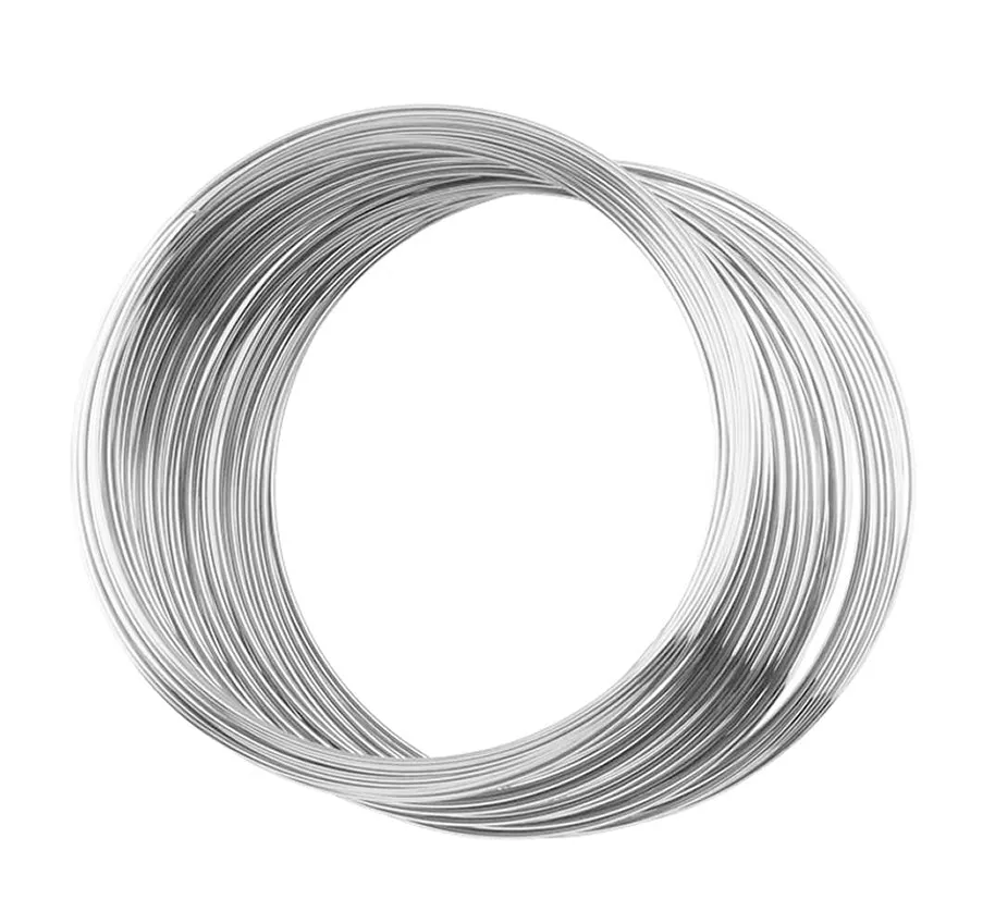 0.25" Stainless Steel Memory Wire - 1 oz Large Necklace