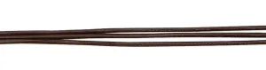 10 Meters - 1 mm Round Brown Leather Cord
