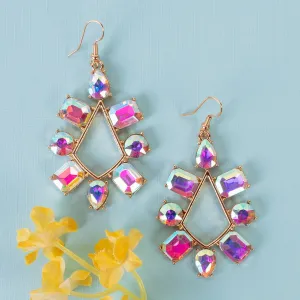 1371 - Crystal Earrings - AB
