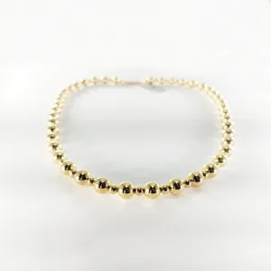 14k Gold Beaded 18" Necklace