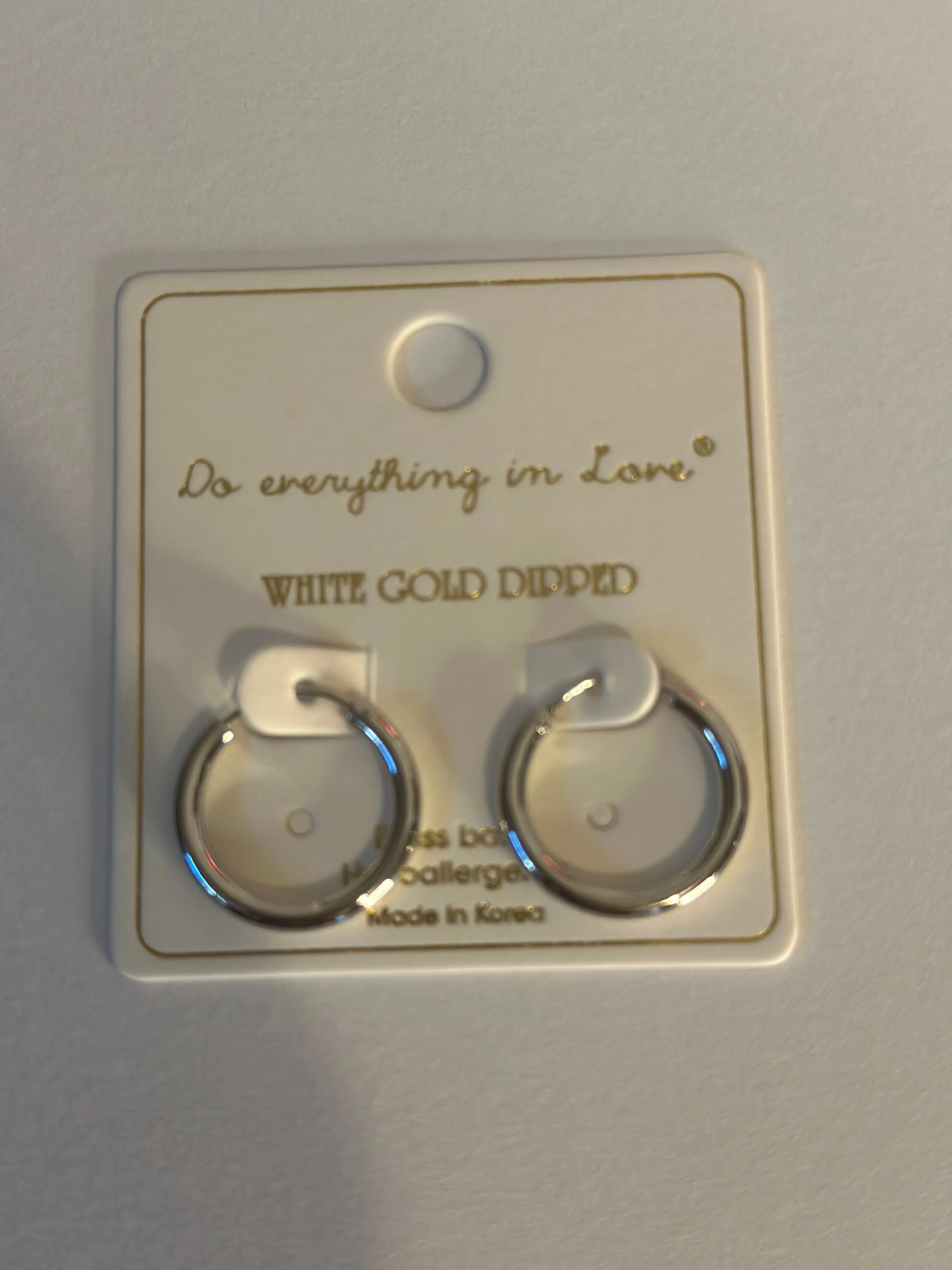 14k Gold Dipped Hoop Earrings