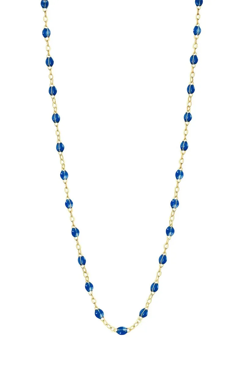 16.5" Classic Gigi Necklace - Sapphire   Yellow Gold