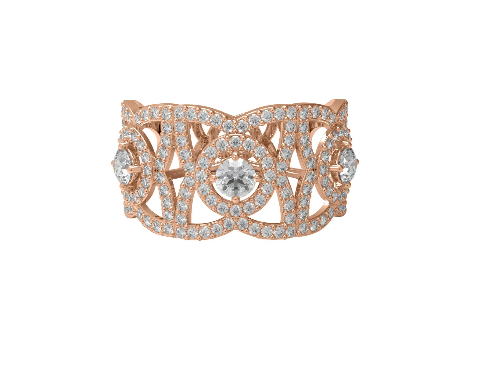 1.8 Ctw Round Shape Moissanite Diamond 925 Sterling Silver Cluster Ring