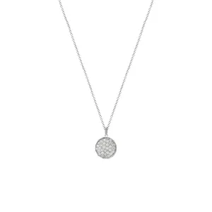 18 Karat White gold Confetti Pendant with White Diamonds
