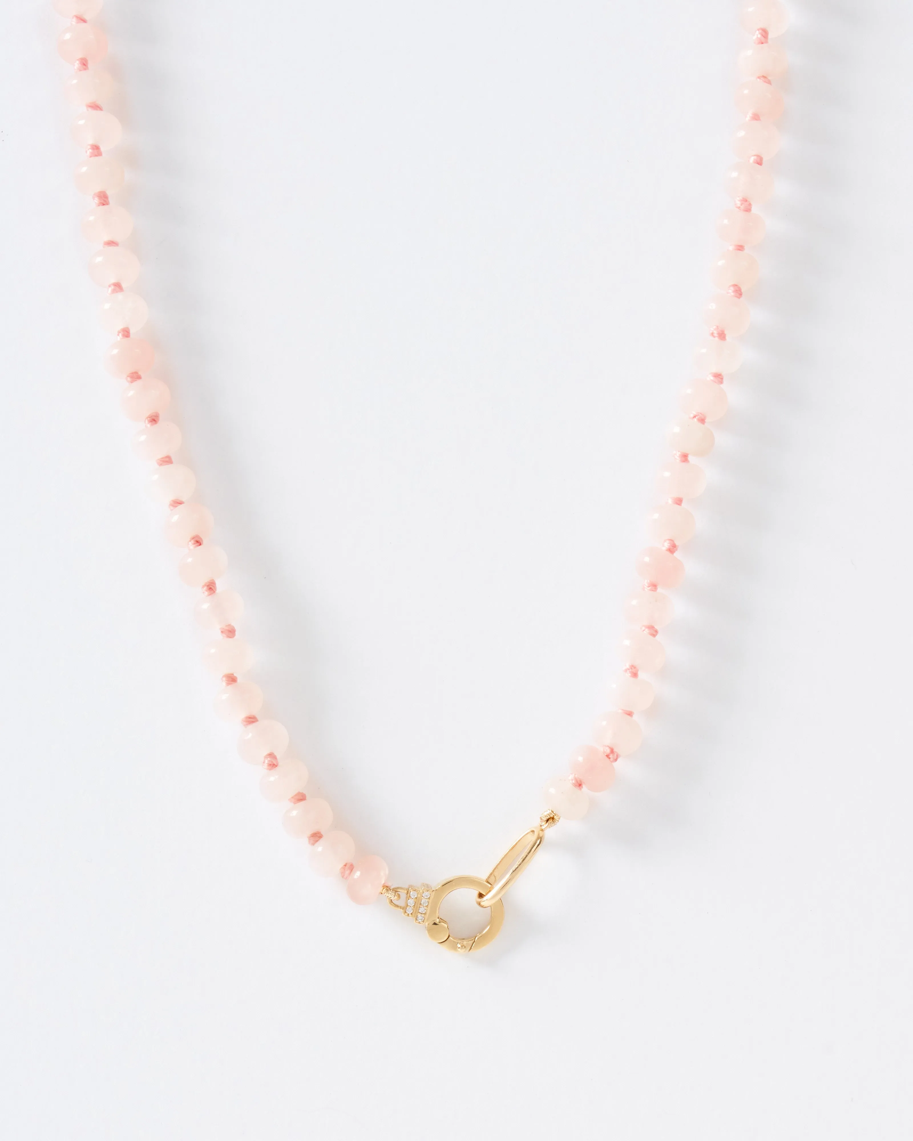 22" beaded necklace with clasp