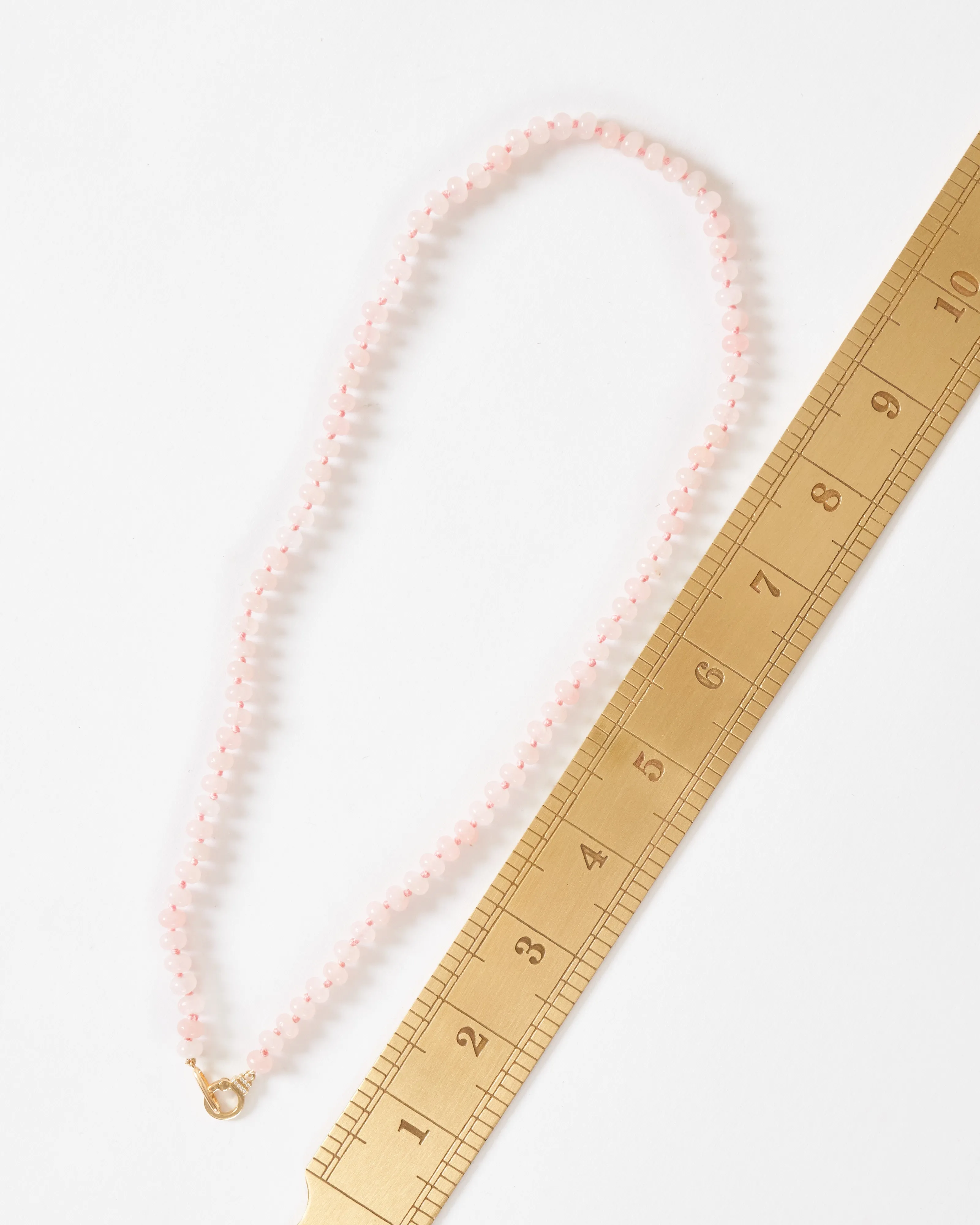 22" beaded necklace with clasp