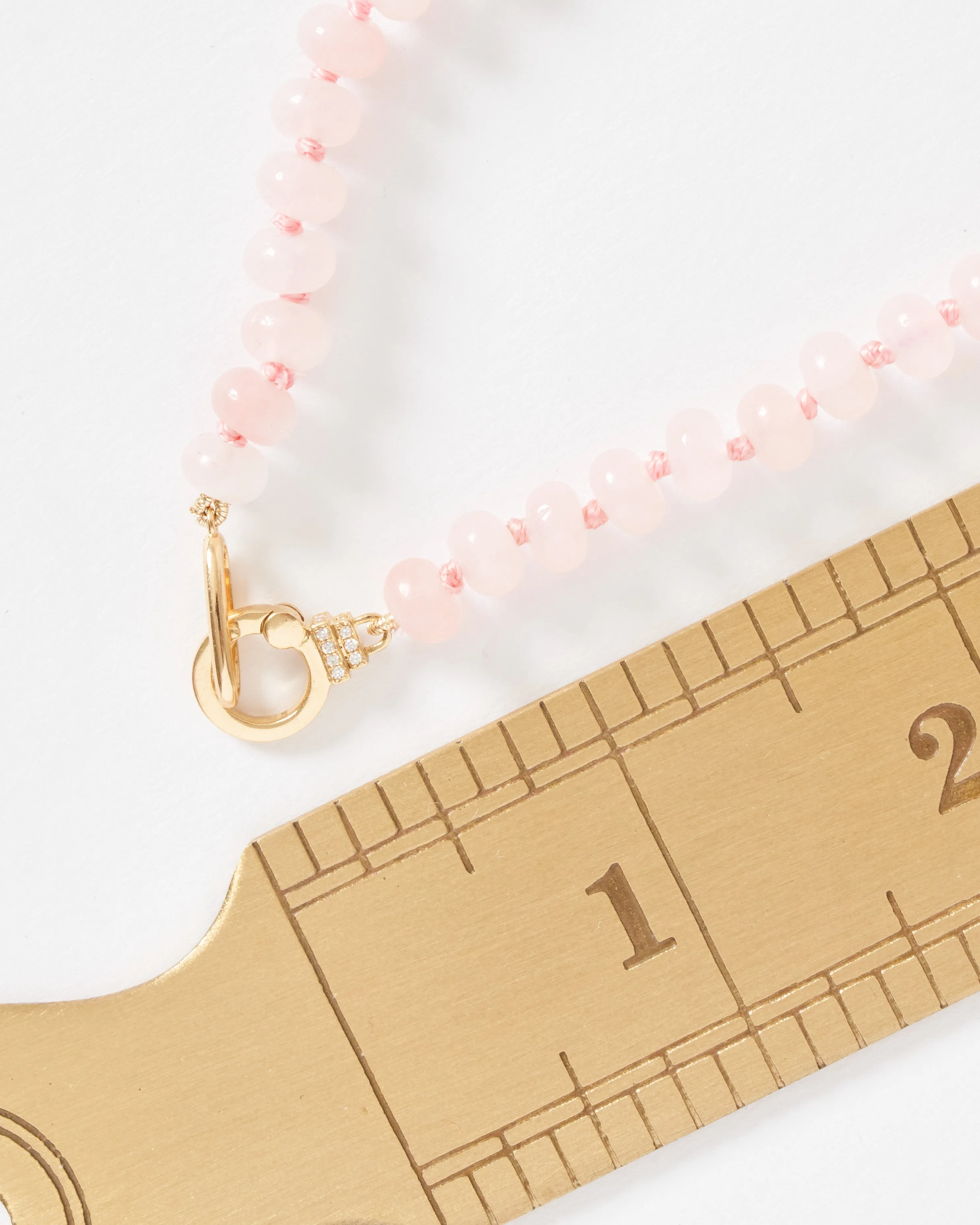 22" beaded necklace with clasp