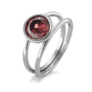 593987 TeNo Joy Ring, Scarlet 9.5mm