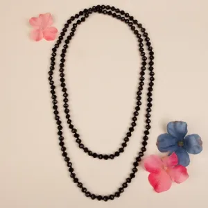 72028 - 2 - Beaded Necklace - Black