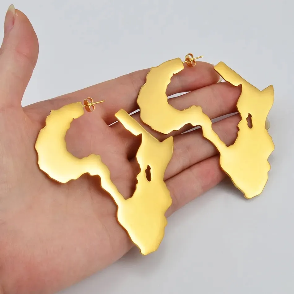 7cm  Africa hoop earring