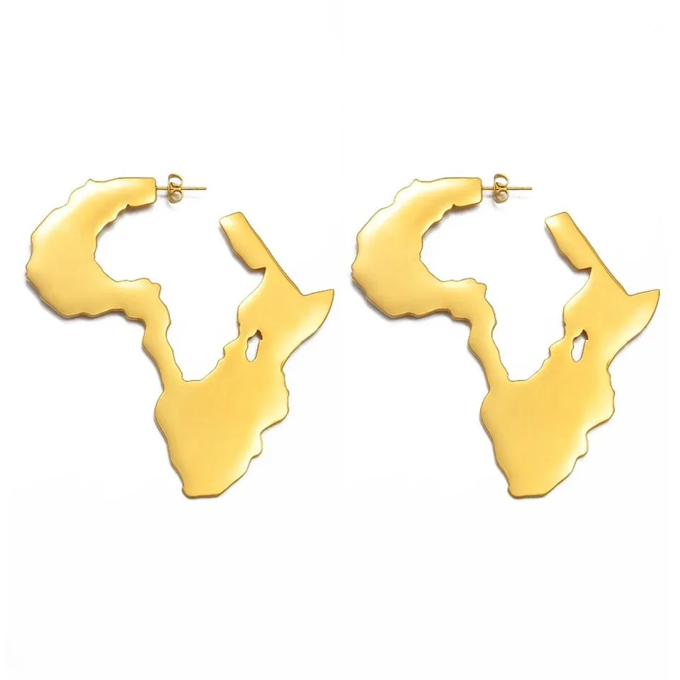 7cm  Africa hoop earring