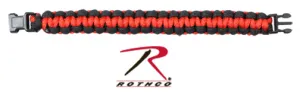 923 Rothco Thin Red Line Paracord Bracelet