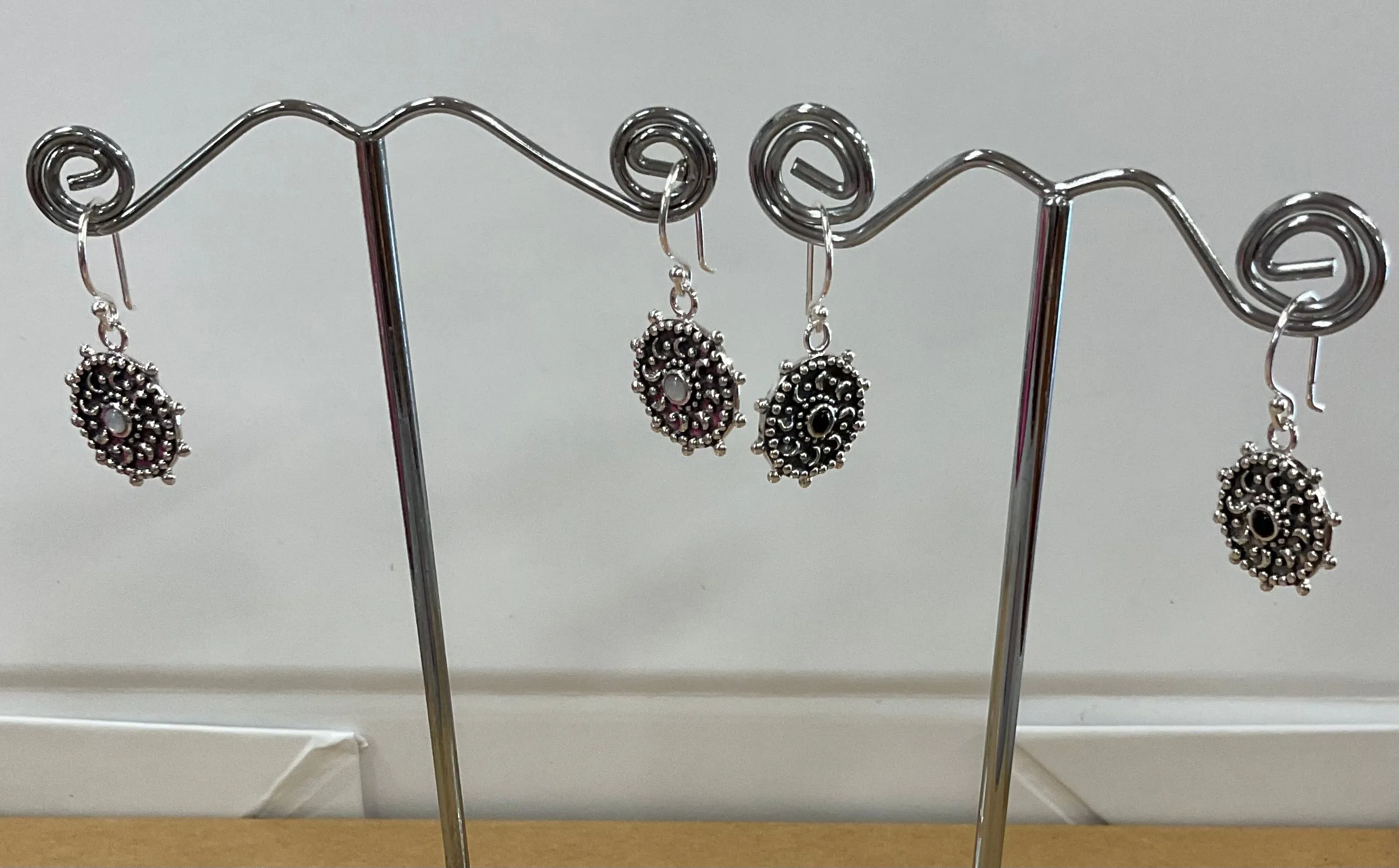 925 Silver Disc Earrings