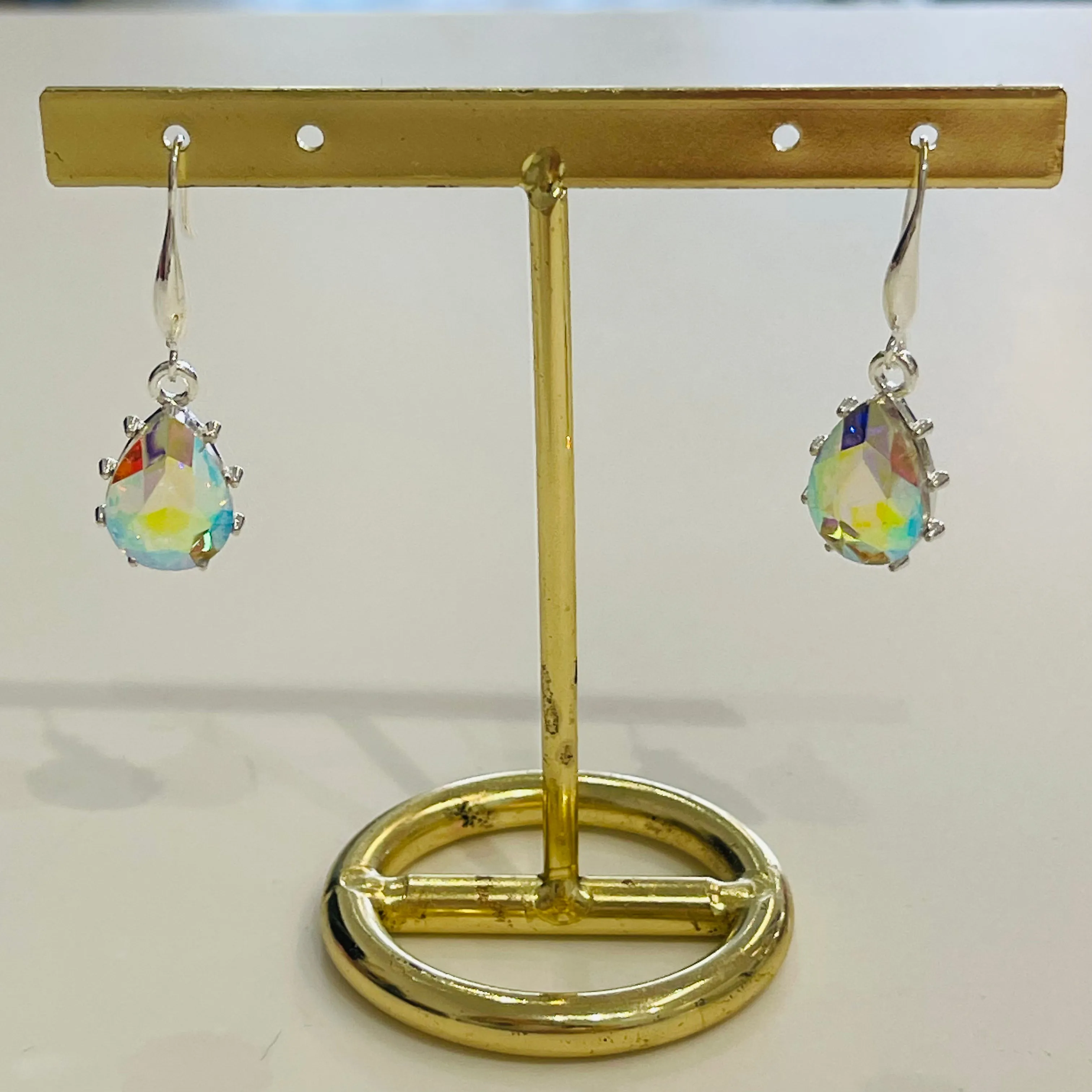AB Crystal drop earrings