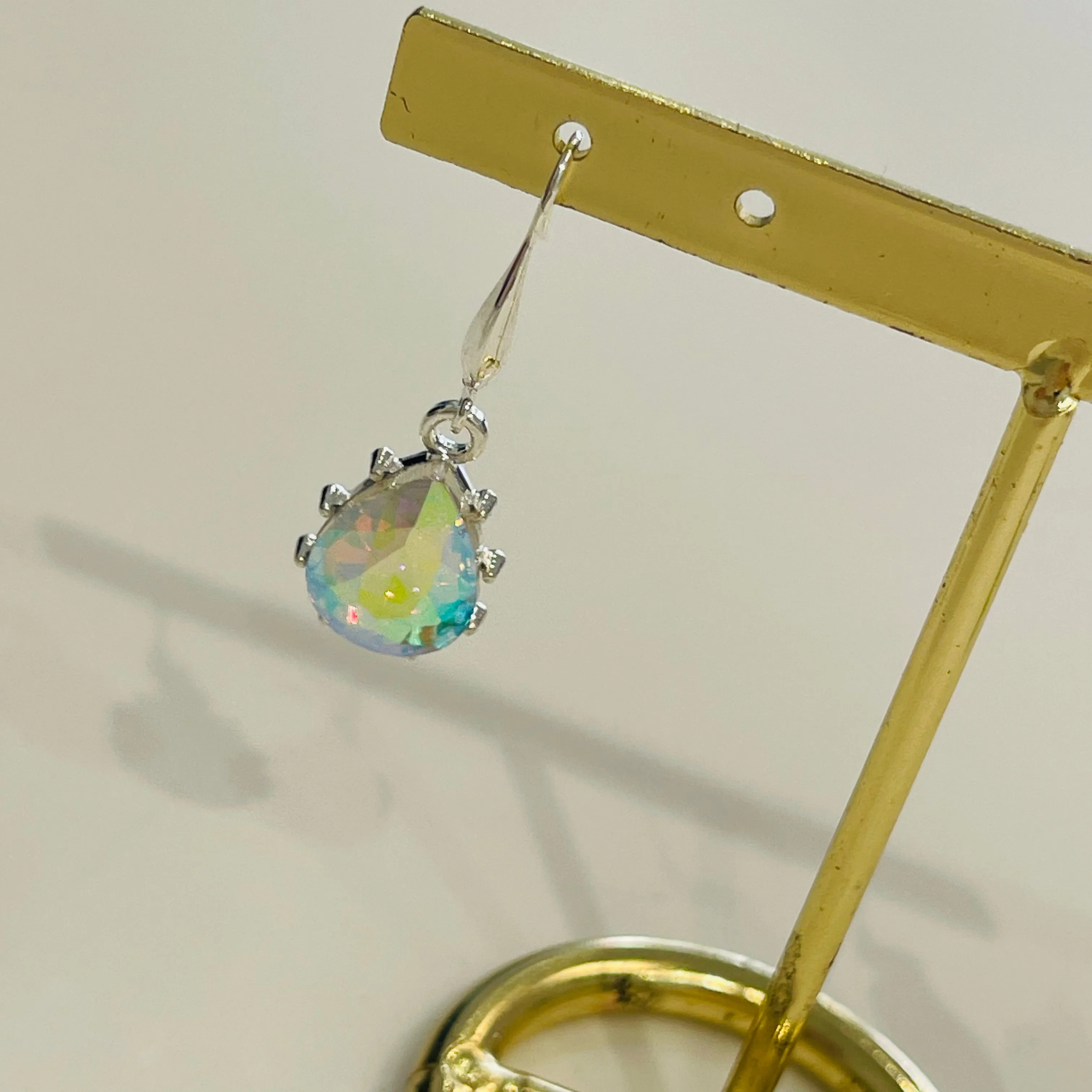 AB Crystal drop earrings