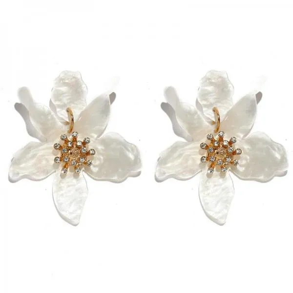 Acrylic Flower Earrings