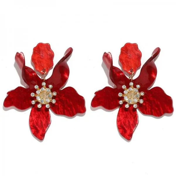 Acrylic Flower Earrings