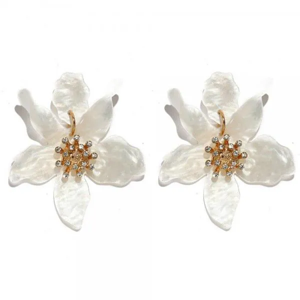 Acrylic Flower Earrings