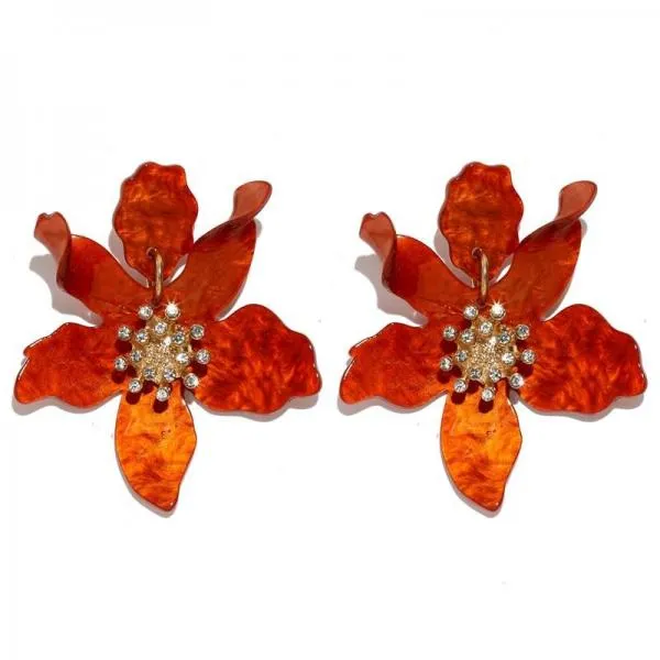 Acrylic Flower Earrings