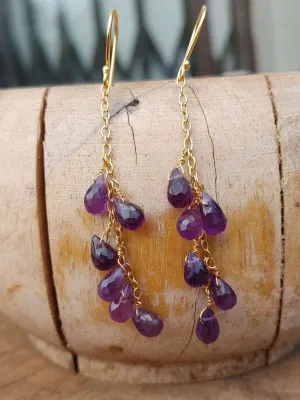 Amethyst Dangle Earrings