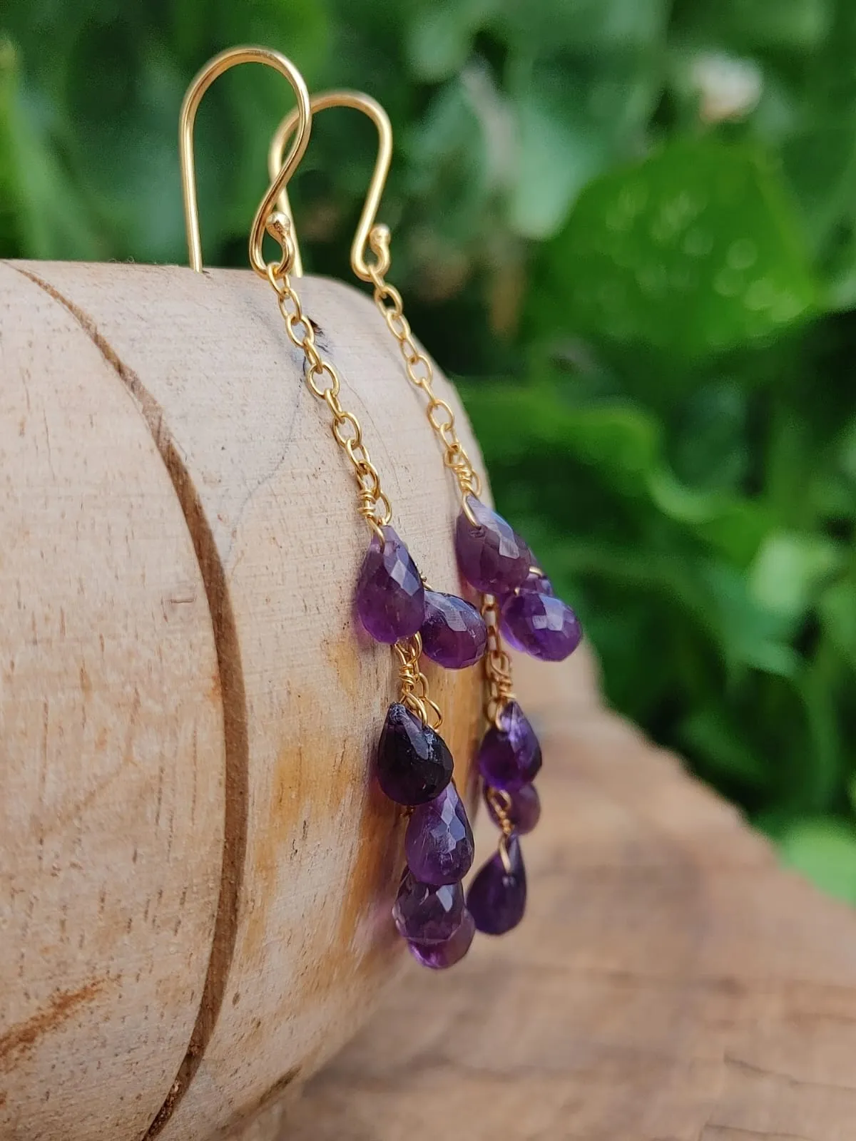 Amethyst Dangle Earrings