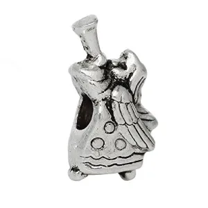 Angel with Blow Horn Dangle Charm European Bead Compatible for Most European Snake Chain Bracelet