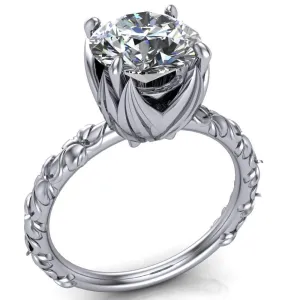 Angela Round Center Stone Juliette Rosa Ring
