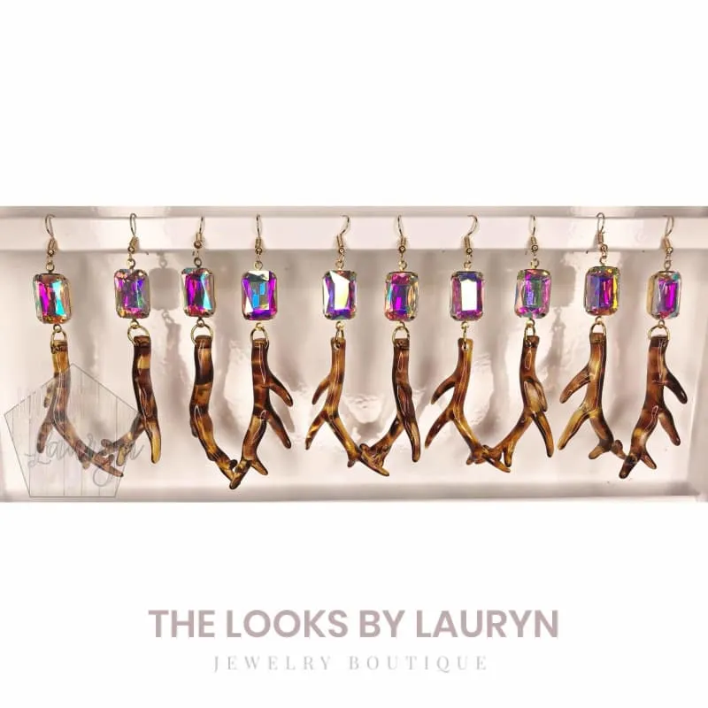 Antler Earrings