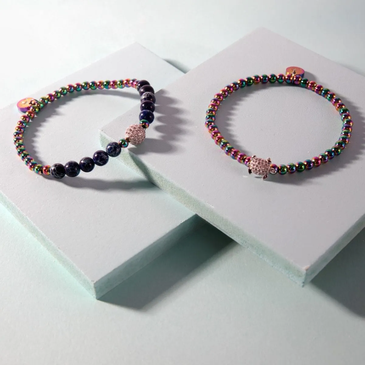 Atlantis | Unicorn Silver | Crystal Sea Gemstone Bracelet
