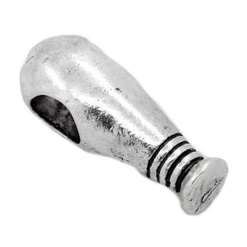 Baseball Bat European Bead Compatible for Most European Snake Chain Bracelet
