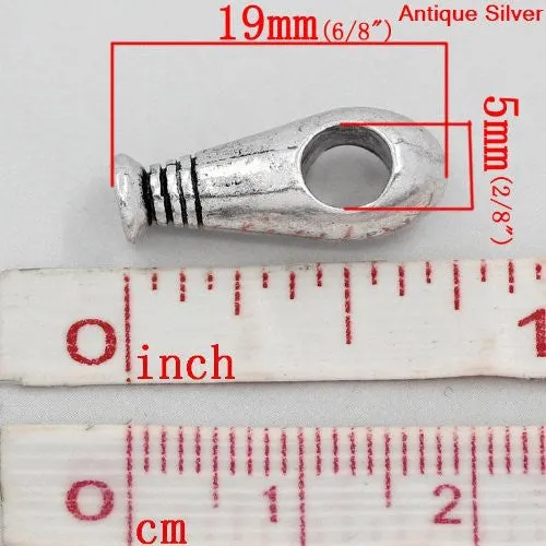 Baseball Bat European Bead Compatible for Most European Snake Chain Bracelet