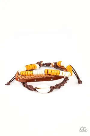 Beach Bounty Orange Paparazzi Bracelet