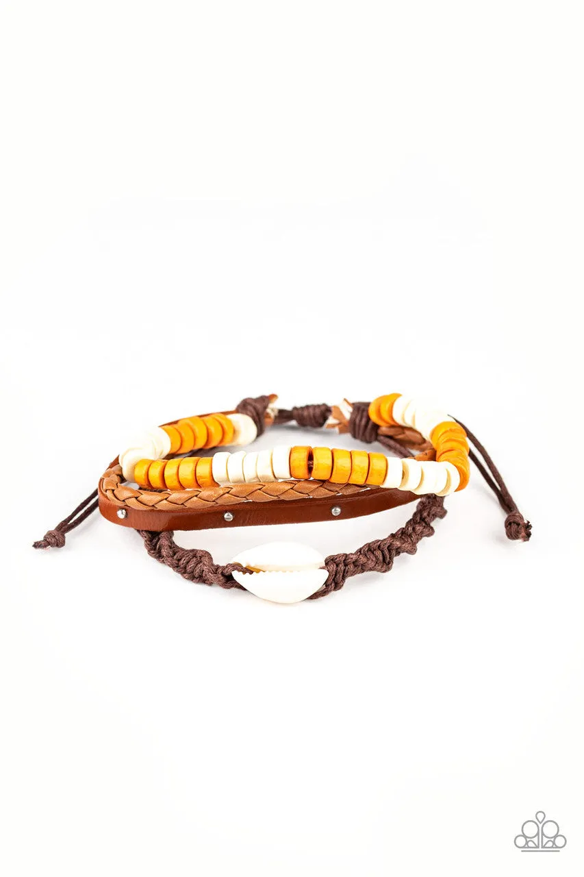 Beach Bounty Orange Paparazzi Bracelet