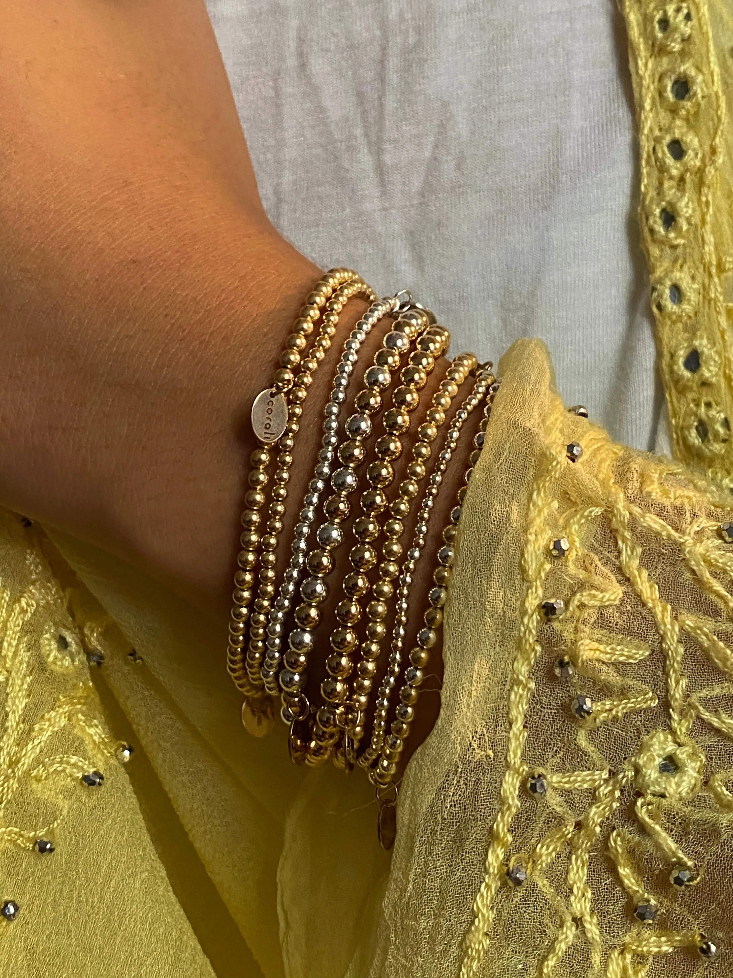 Bead Bracelet ~ 14Kt Gold Filled