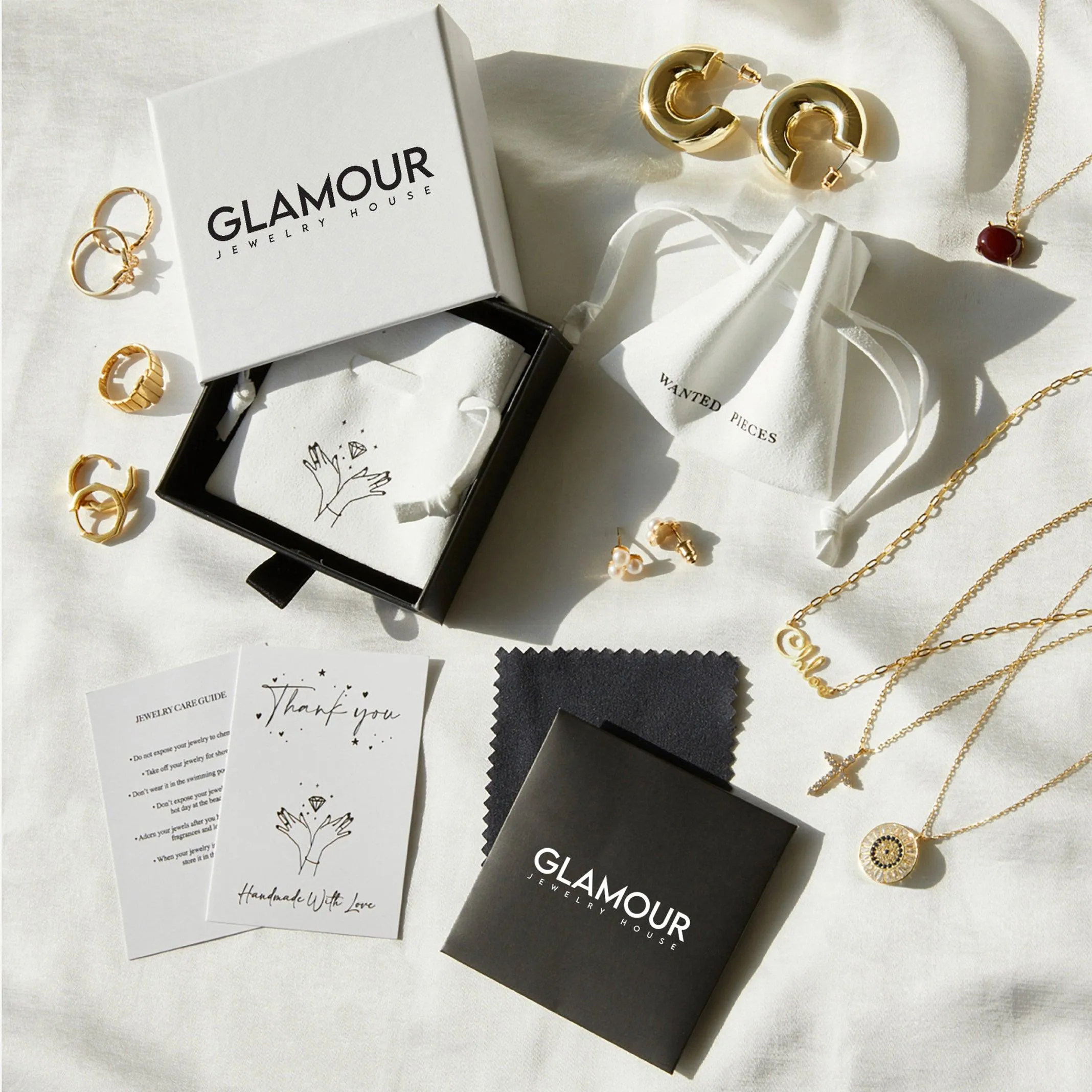 Beaded Hoop Earrings - 18K Gold Vermeil