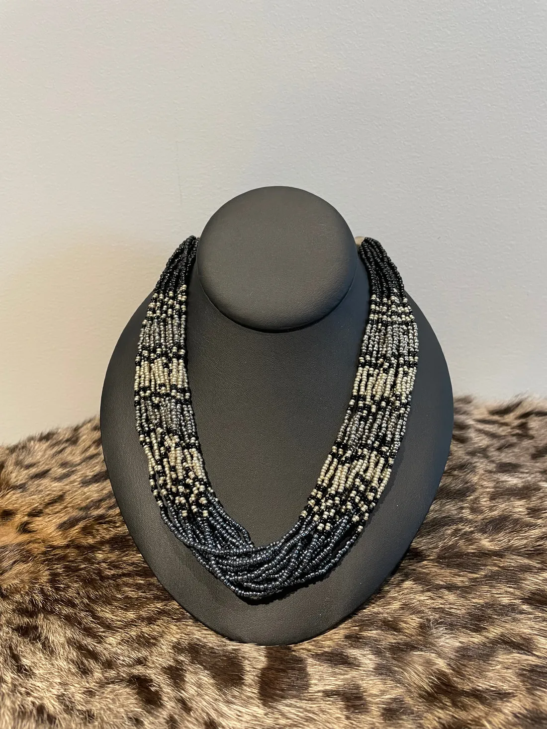 Beaded  Multi Layered Necklace