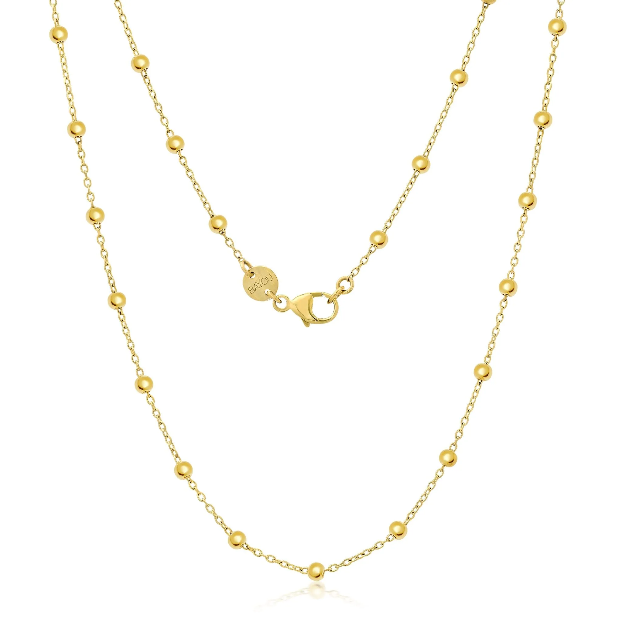 Beaded Solar Chain Necklace