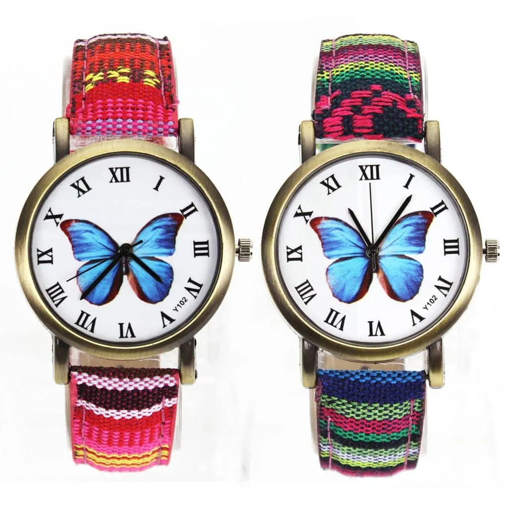 Beautiful Boho Canvas Women's Watches