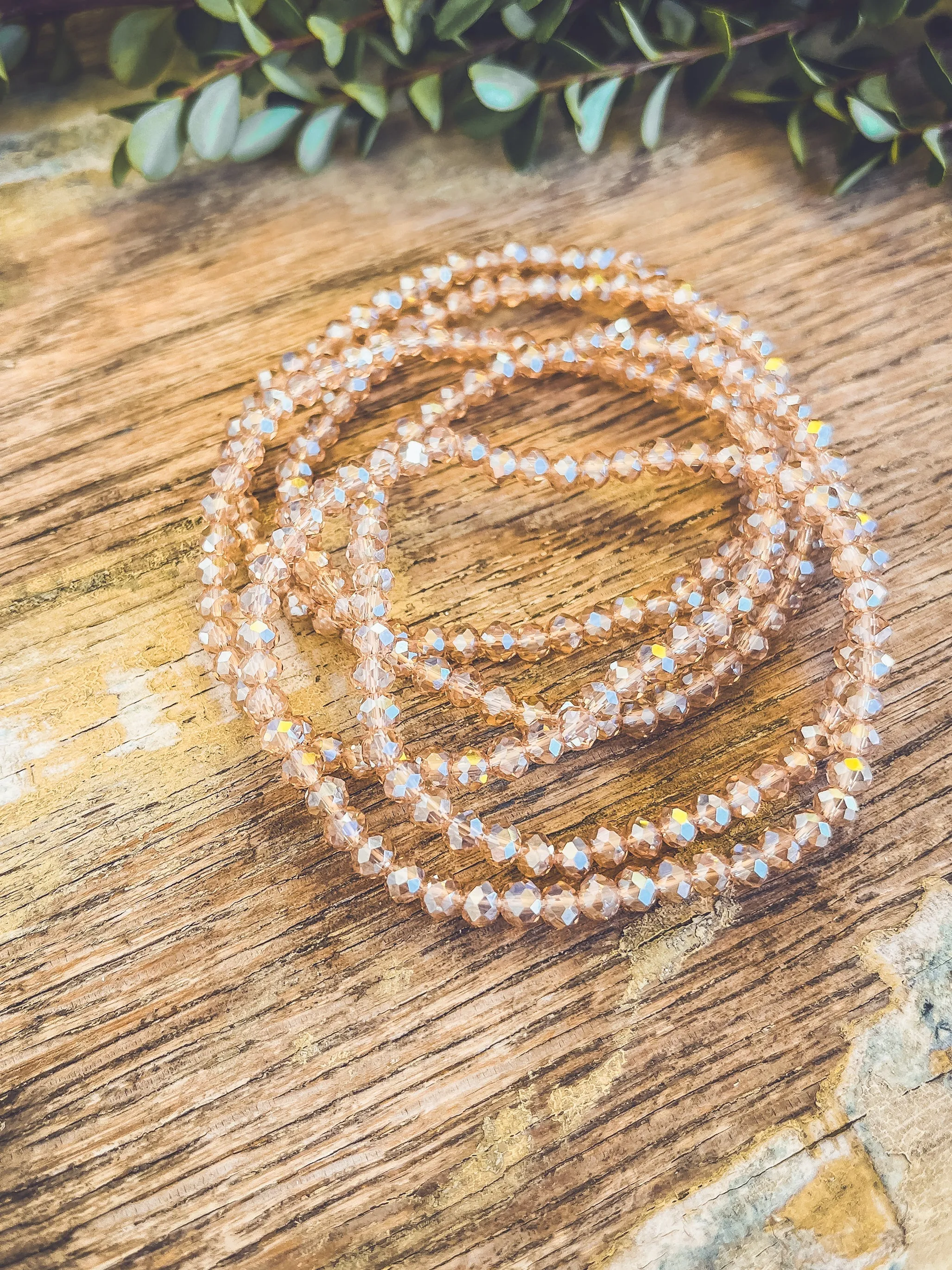 Beautiful Glimmer Bead Bracelets