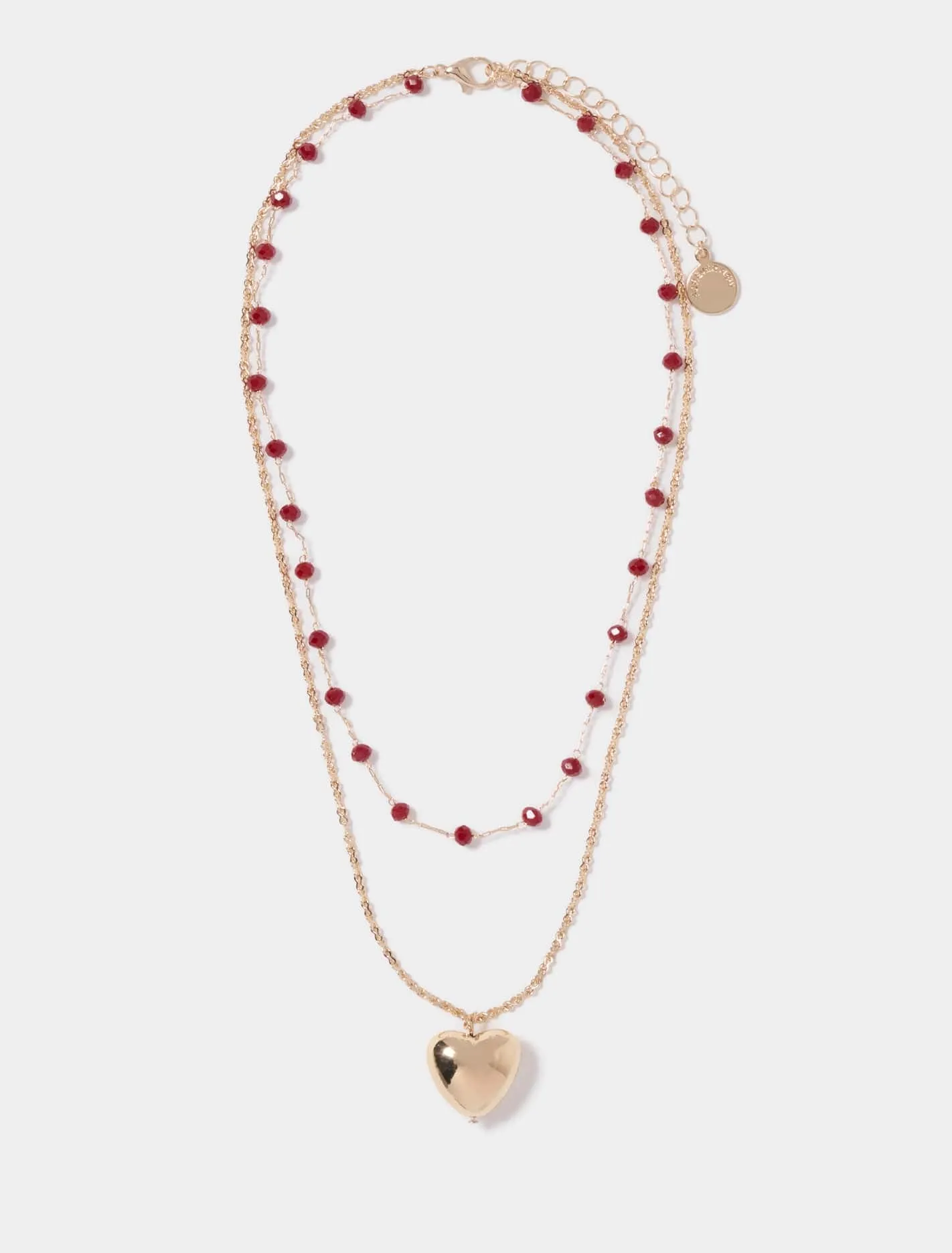 Bella Beaded Heart Necklace