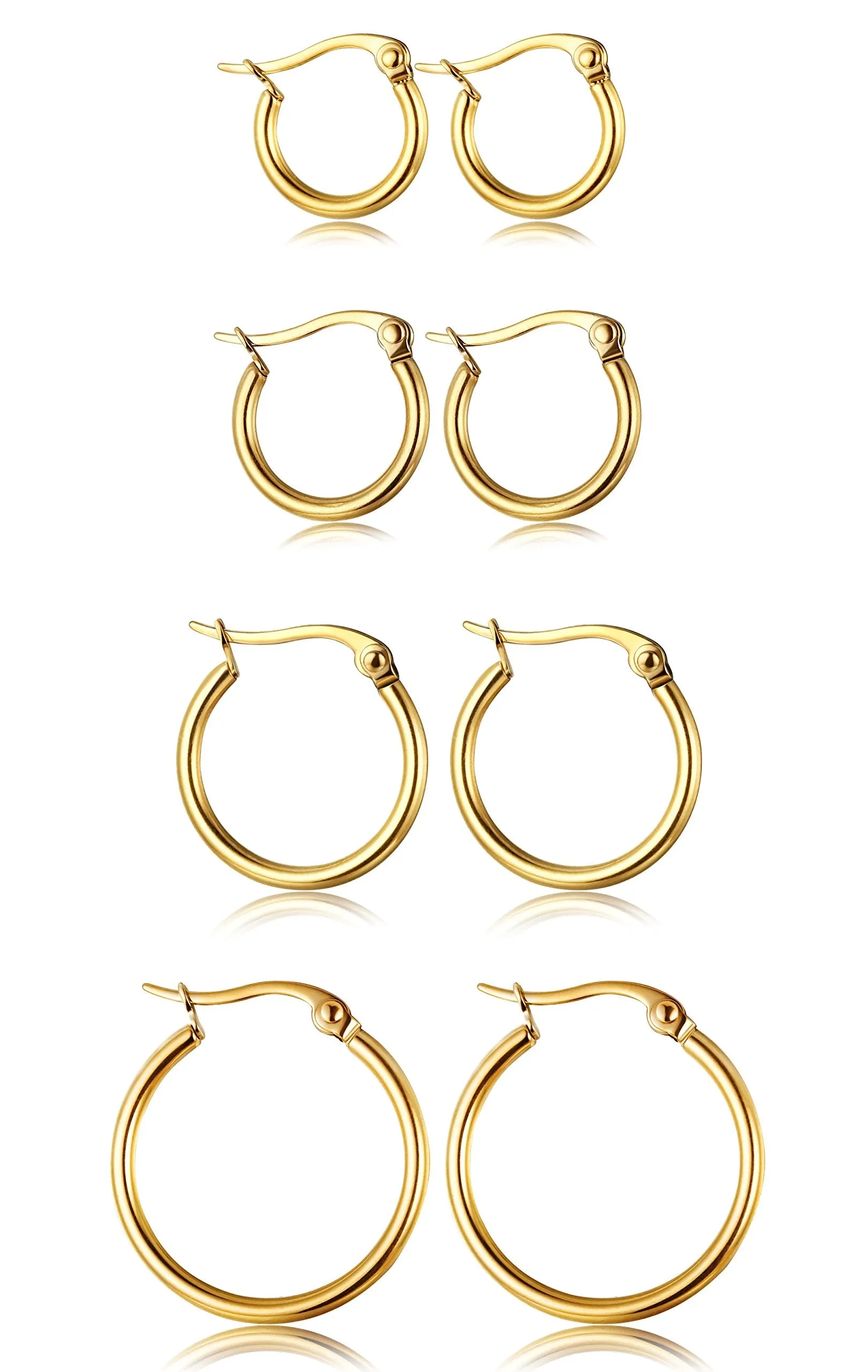 Best Bitches Stainless Steel Hoop Earrings
