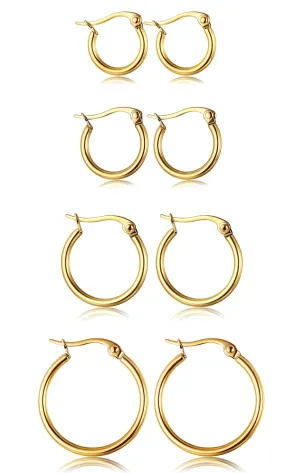 Best Bitches Stainless Steel Hoop Earrings