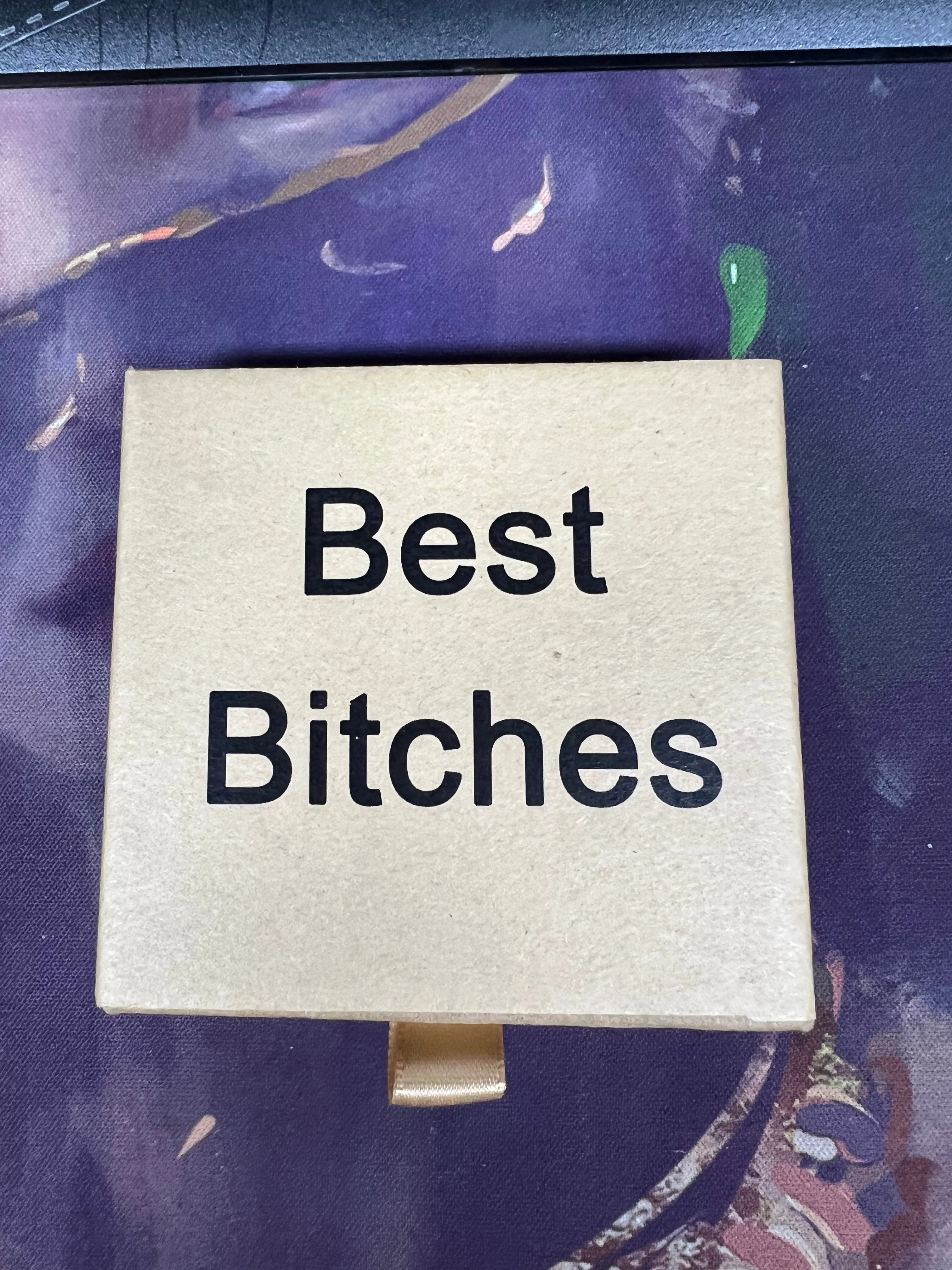 Best Bitches Stainless Steel Hoop Earrings