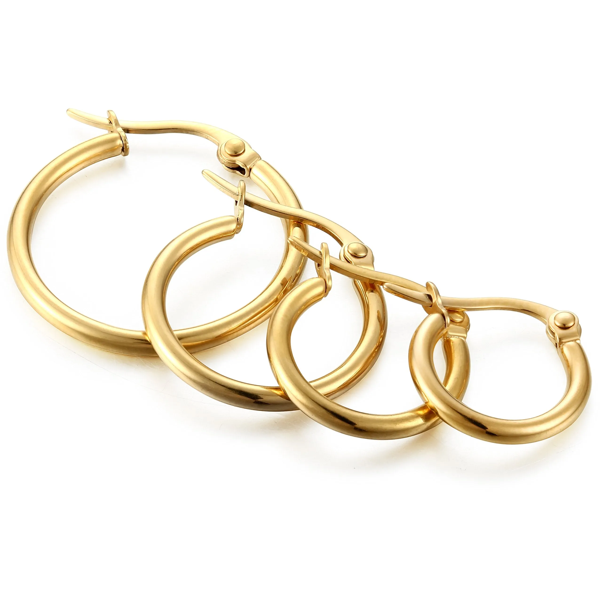 Best Bitches Stainless Steel Hoop Earrings