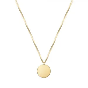 Birks 18K Yellow Gold 10mm Disc Necklace