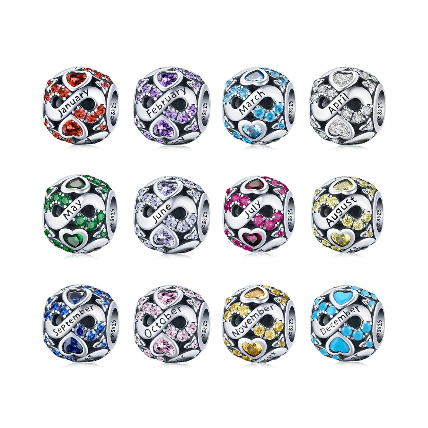 Birthstone Bead Charm