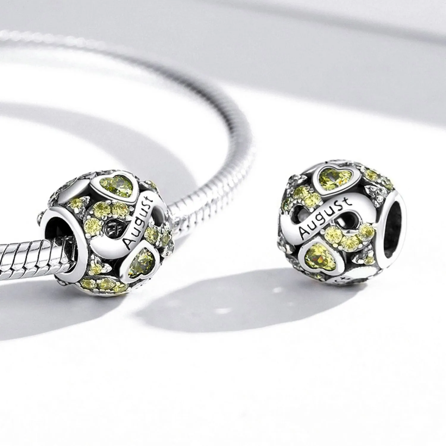 Birthstone Bead Charm