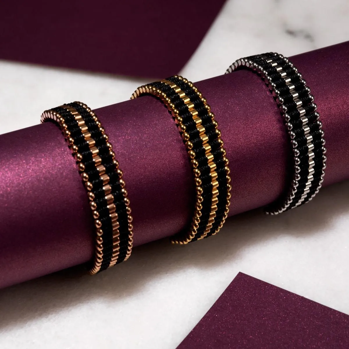 Black | 18k Gold | Amici Bracelet
