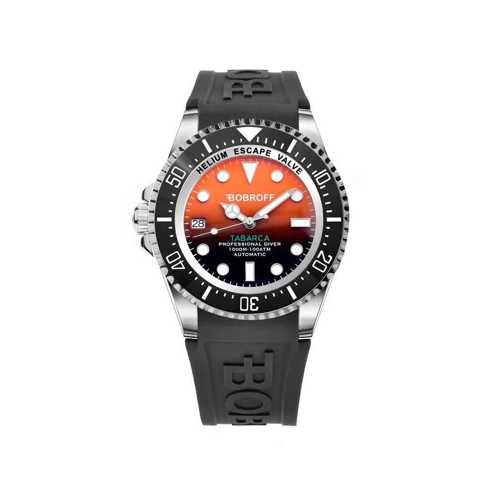 Black Rubber Watch