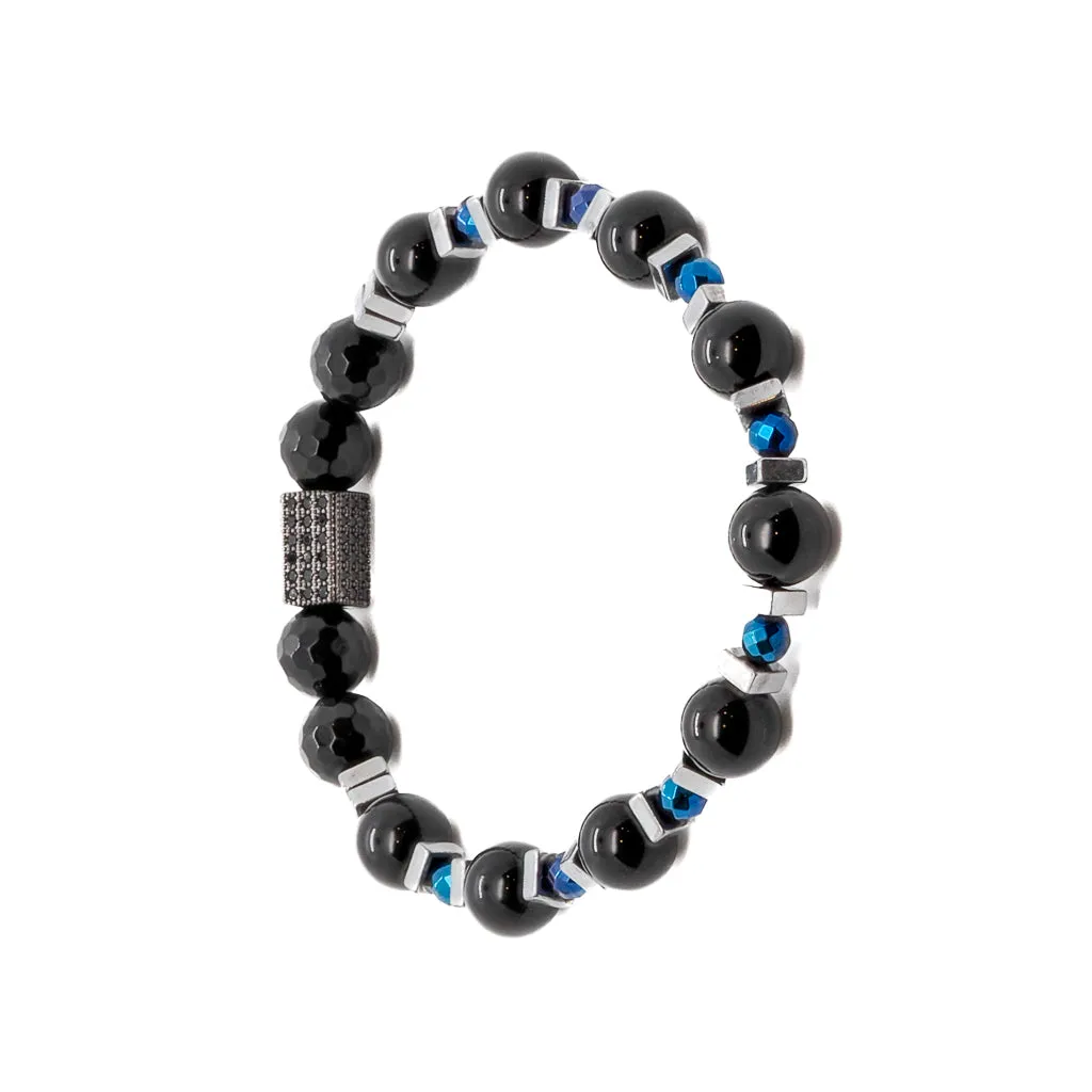 Black Shine Beaded Bracelet